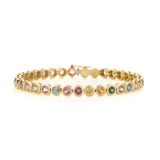 Rainbow Sapphire Bracelet