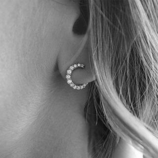 Diamond Coil Earrings