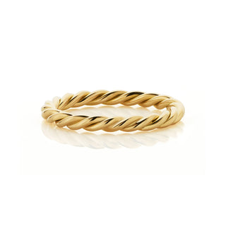 18ct Gold Twist Band