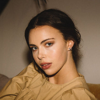 Fine Diamond Mini Hoops