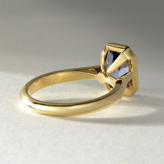 Emerald-Cut Sapphire Solitaire