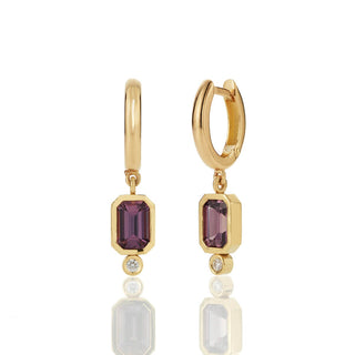 Sapphire Drop Earrings