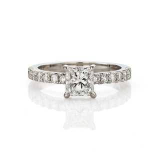 Classic Princess-Cut Solitaire
