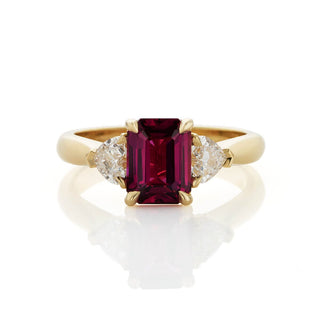 Ruby Hearts Ring