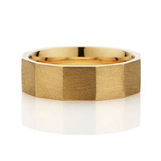 9ct Faceted Band