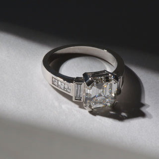 Asscher and Baguette Diamond Heirloom Remodel