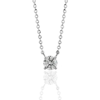 Diamond Solitaire Floating Pendant 0.46ct