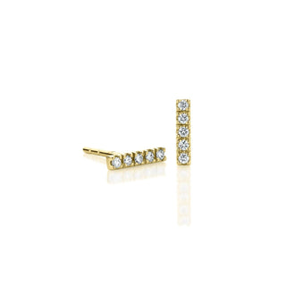 Diamond Line Studs